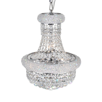 Empire Chandeliers 6 Light Chrome Finish
