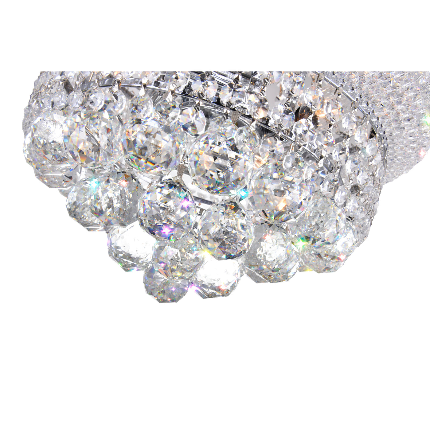 Empire Chandeliers 6 Light Chrome Finish