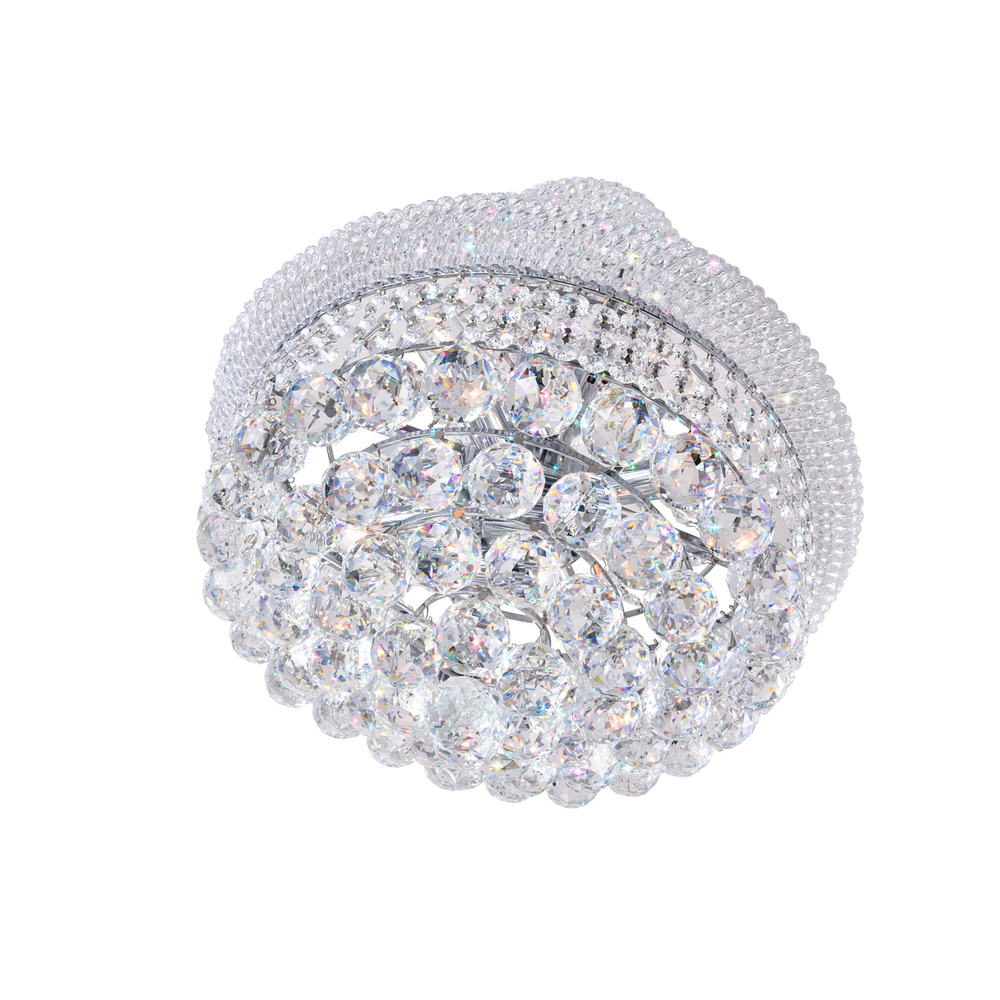 Empire Chandeliers 8 Light Chrome Crystal
