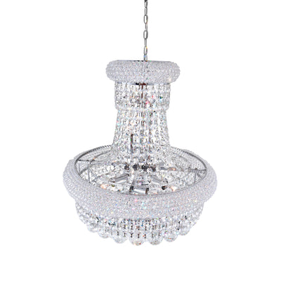 Empire Chandeliers 8 Light Chrome Crystal