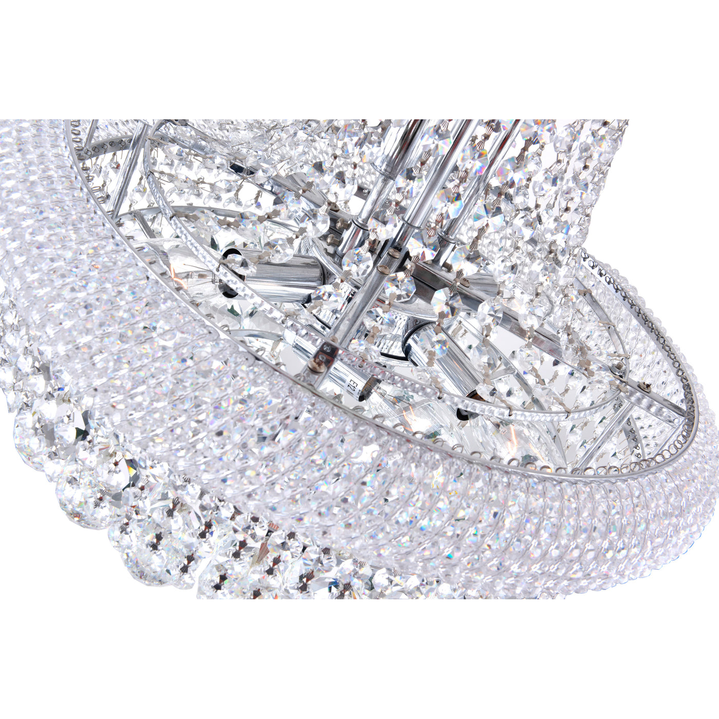Empire Chandeliers 8 Light Chrome Crystal