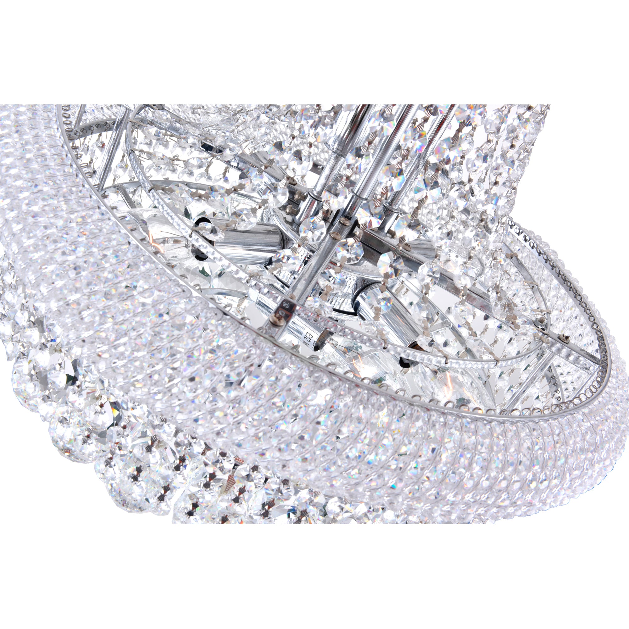 Empire Chandeliers 8 Light Chrome Crystal