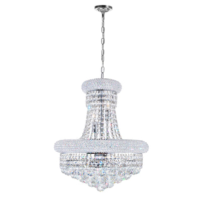 Empire Chandeliers 8 Light Chrome Crystal