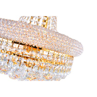 Empire Chandeliers 8 Light Gold Crystal