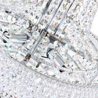 Empire Chandeliers 14 Light Chrome Crystals