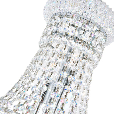 Empire Chandeliers 14 Light Chrome Crystals