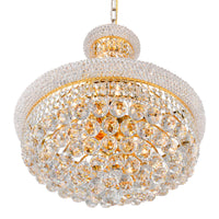 Empire Chandeliers 14 Light Gold Crystal