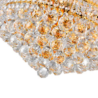 Empire Chandeliers 14 Light Gold Crystal