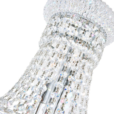 Empire Chandeliers 17 Light Chrome Crystal