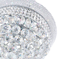 Empire Chandeliers 17 Light Chrome Crystal