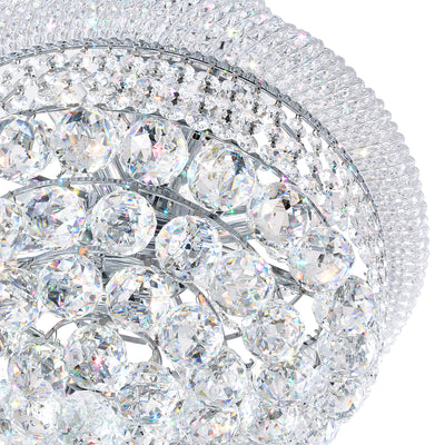 Empire Chandeliers 17 Light Chrome Crystal