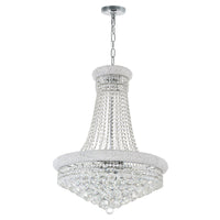Empire Chandeliers 17 Light Chrome Crystal