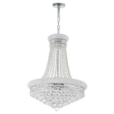 Empire Chandeliers 17 Light Chrome Crystal