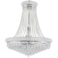 Empire Chandeliers 18 Light Chrome Crystal