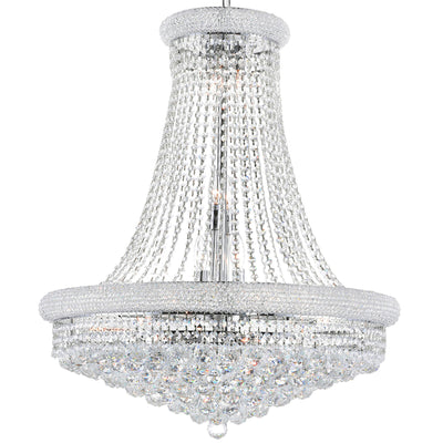 Empire Chandeliers 18 Light Chrome Crystal