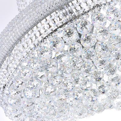 Empire Chandeliers 18 Light Chrome Crystal