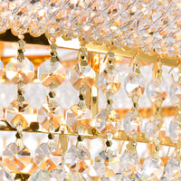 Empire Chandeliers 18 Lights Gold Crystal