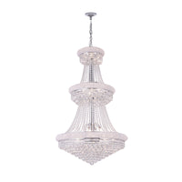 Empire Chandeliers 32 Light Chrome Crystal