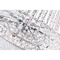 Empire Chandeliers 19 Light Chrome Crystal