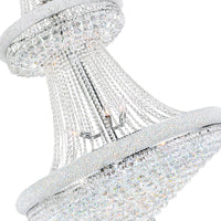 Empire Chandeliers 34 Light Chrome Crystal