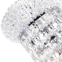 Empire Chandeliers 34 Light Chrome Crystal
