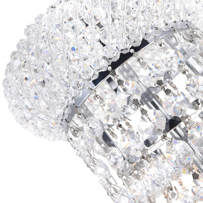 Empire Chandeliers 34 Light Chrome Crystal