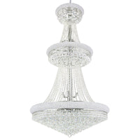 Empire Chandeliers 34 Light Chrome Crystal