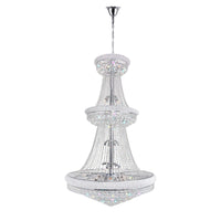 Empire Chandeliers 38 Light Chrome Crystals
