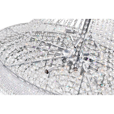 Empire Chandeliers 38 Light Chrome Crystals