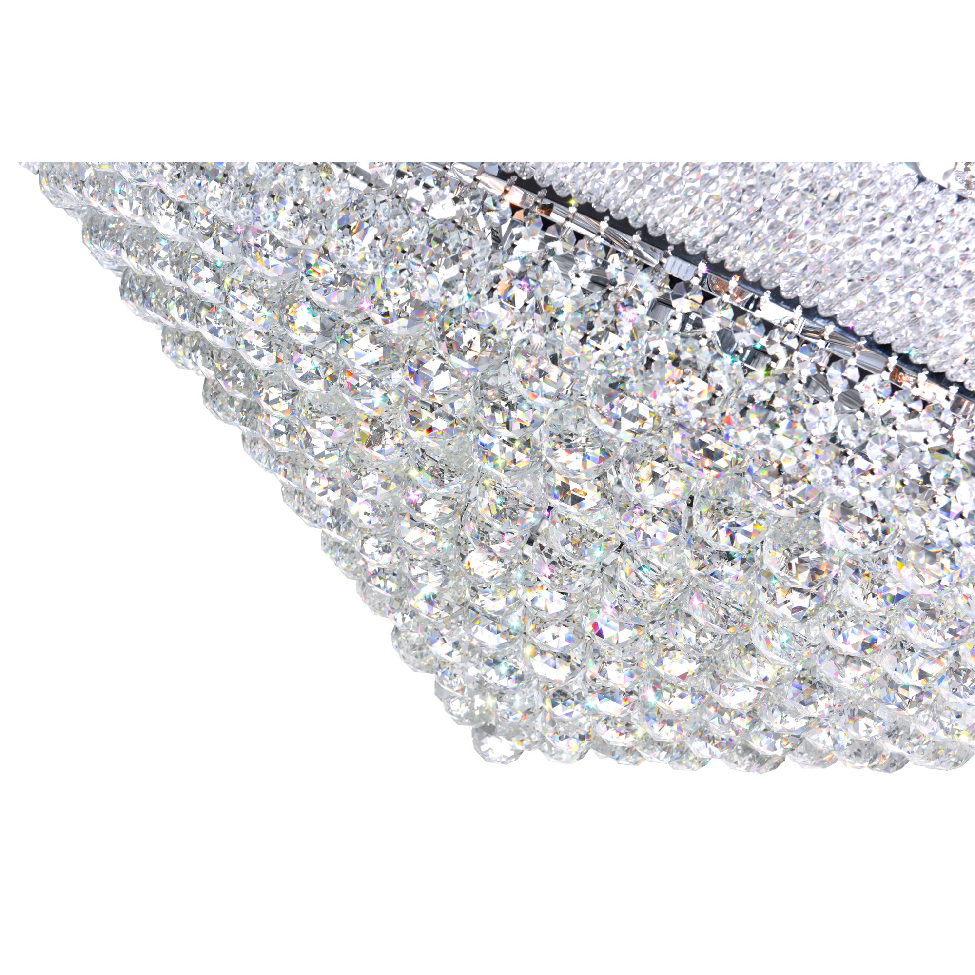Empire Chandeliers 38 Light Chrome Crystals