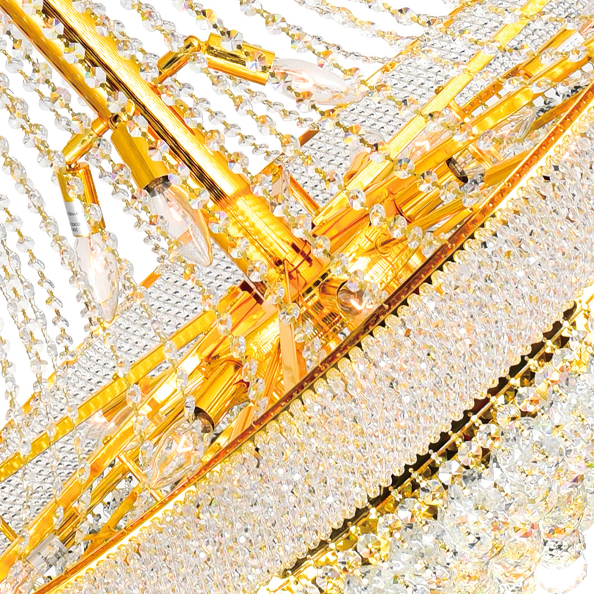 Empire Chandeliers 38 Light Gold Finish