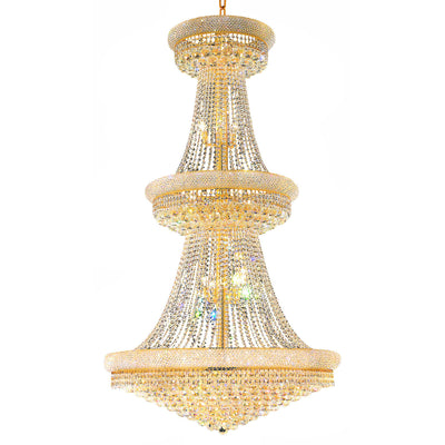 Empire Chandeliers 38 Light Gold Finish