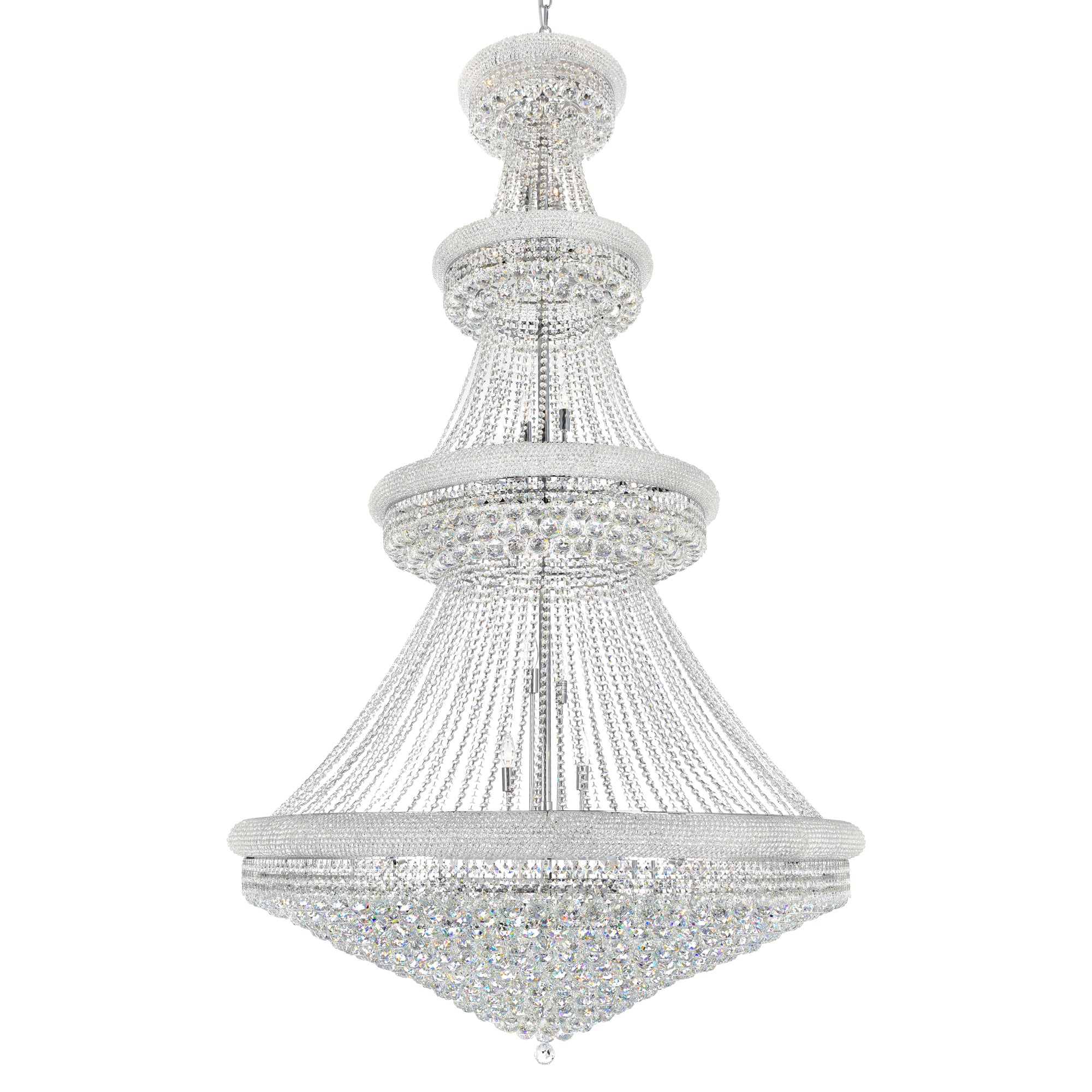 Empire Chandeliers Chrome 42 Lights