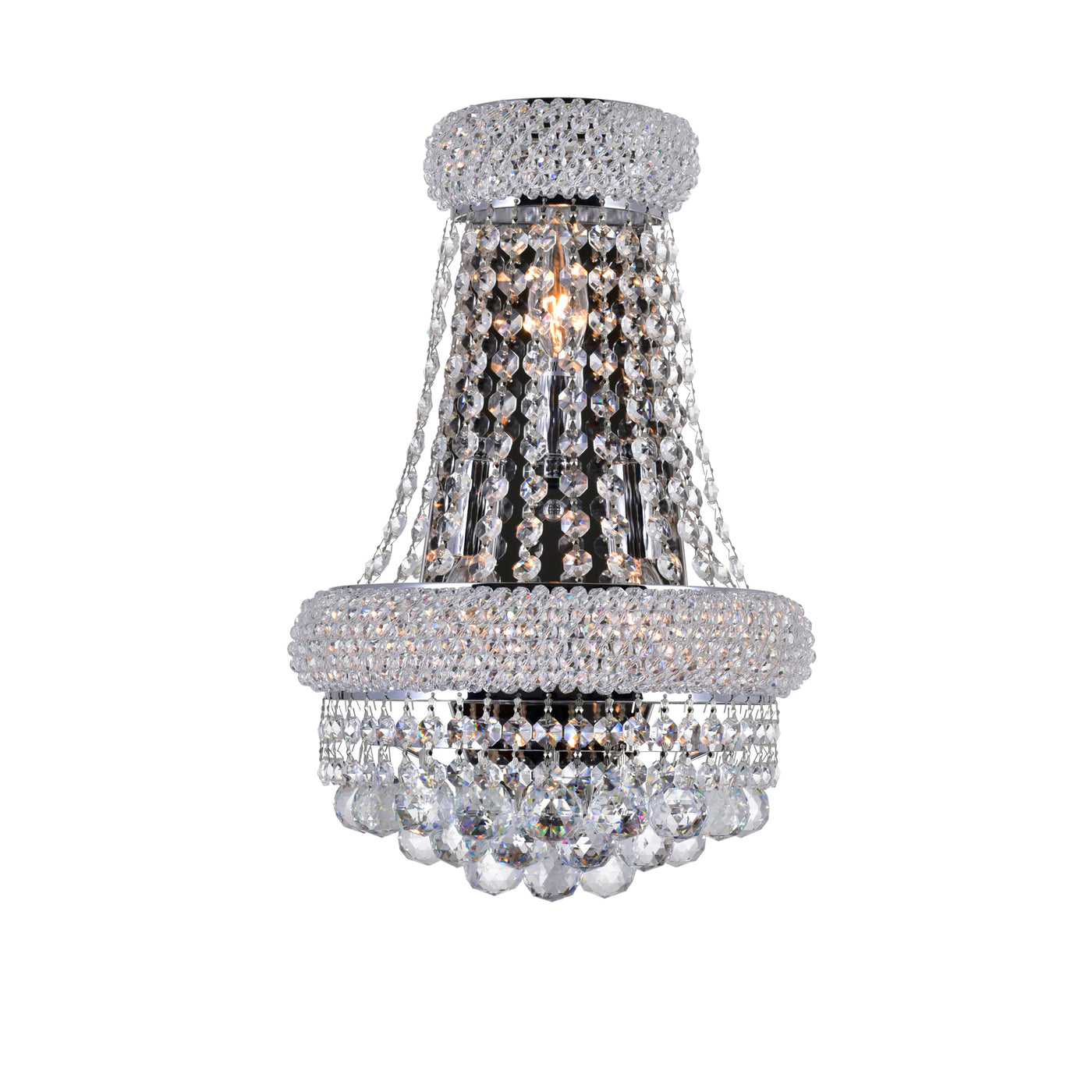 Empire Wall Lights Chrome 3 Light Design