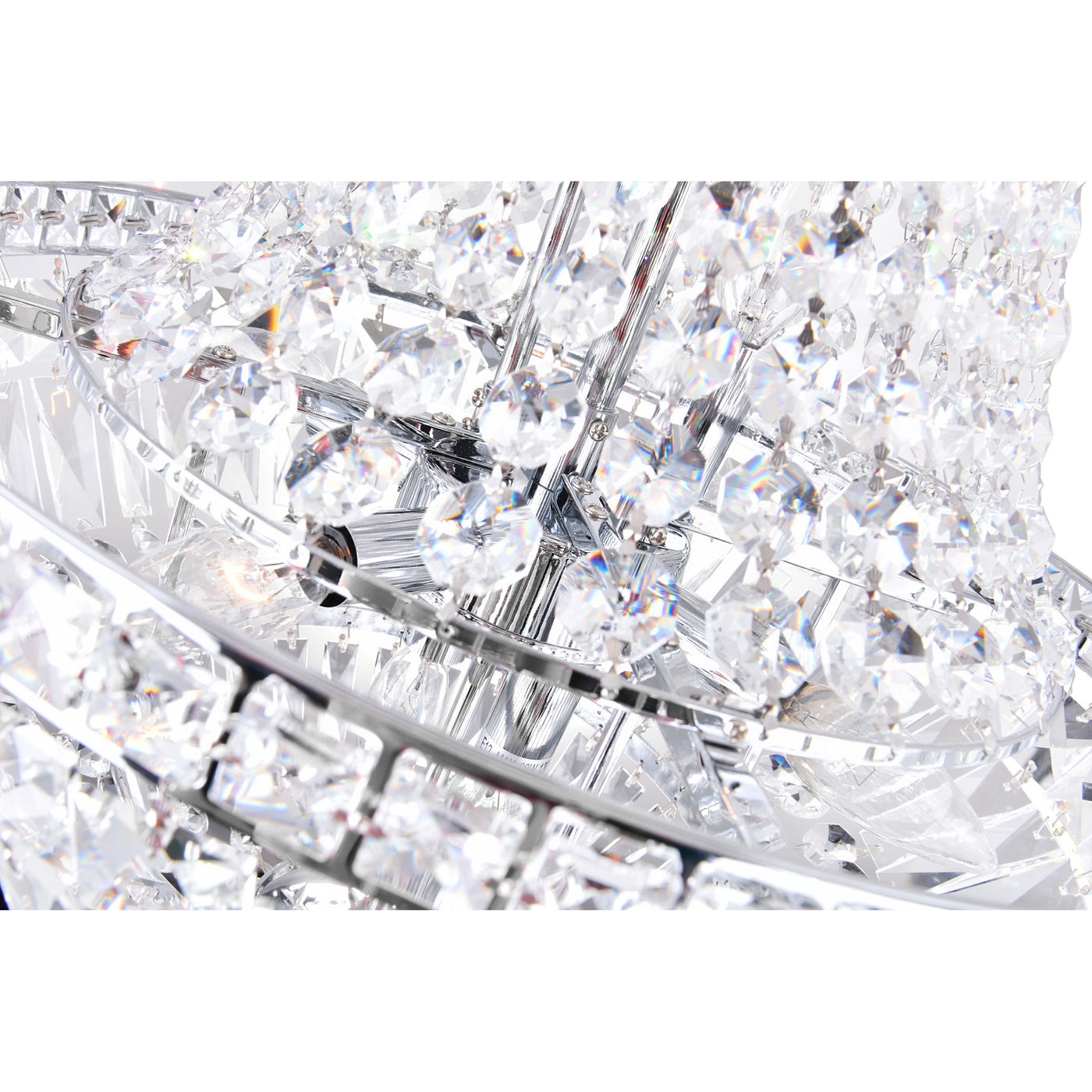 Stefania Chandeliers 8 Light Chrome