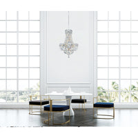 Stefania Chandeliers 8 Light Chrome