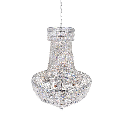 Stefania Chandeliers 13 Light Chrome Crystal