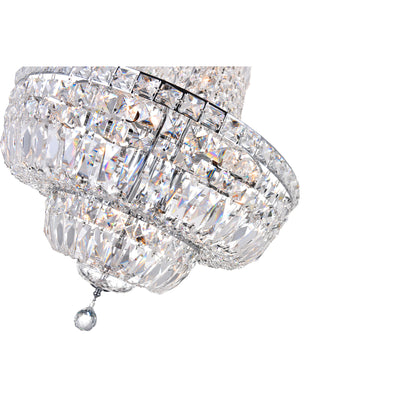 Stefania Chandeliers 13 Light Chrome Crystal