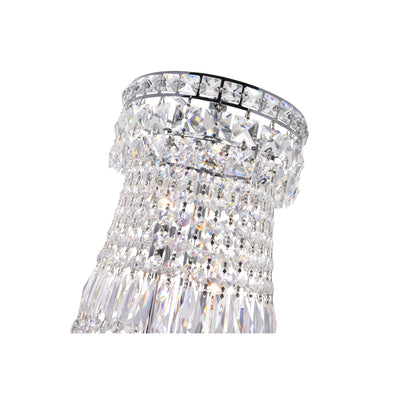 Stefania Chandeliers 13 Light Chrome Crystal