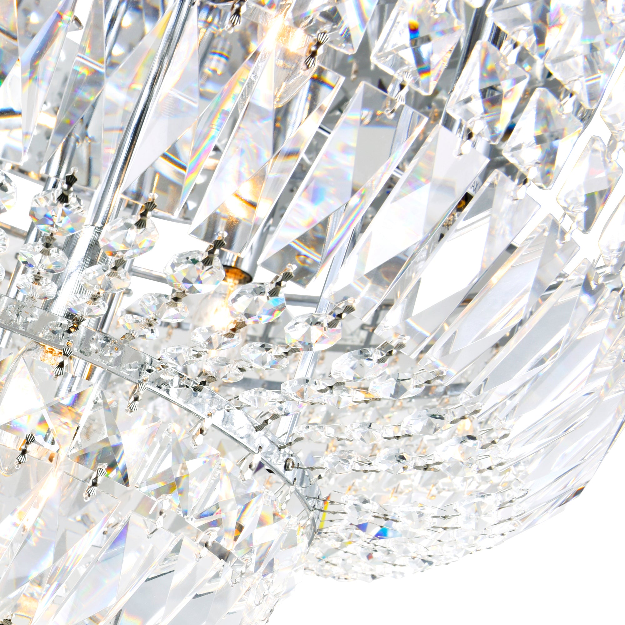 Stefania Chandeliers 20 Lights Chrome