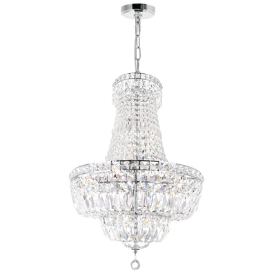 Stefania Chandeliers 20 Lights Chrome