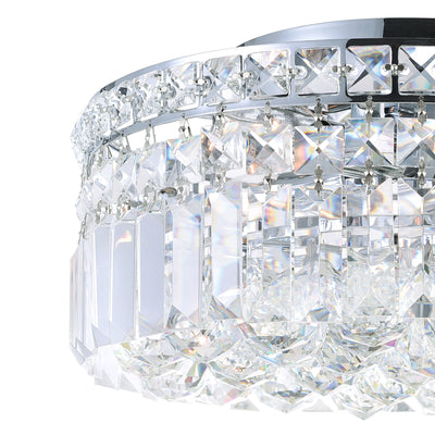 Colosseum Flush Mounts 4 Light Chrome