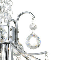 Princess Chandeliers 3 Light Chrome Crystal