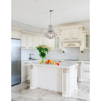 Princess Chandeliers 3 Light Chrome Crystal