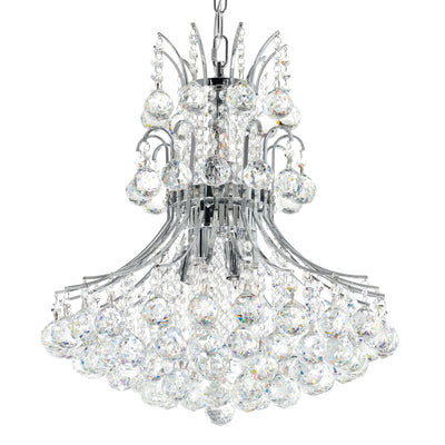 Princess Chandeliers 8 Light Chrome Crystal