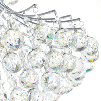 Princess Chandeliers 8 Light Chrome Crystal