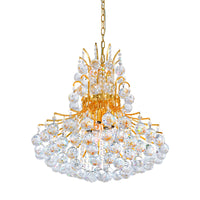 Princess Chandeliers 8 Light Gold Finish