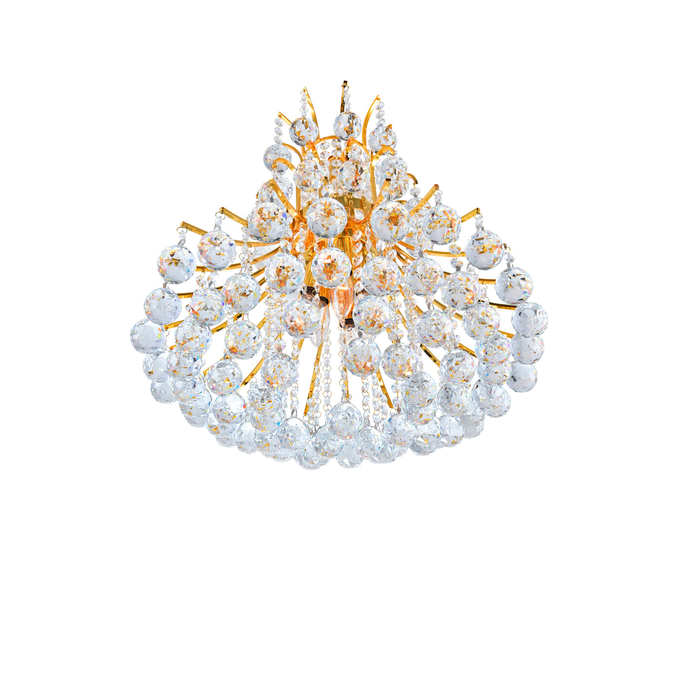 Princess Chandeliers 8 Light Gold Finish
