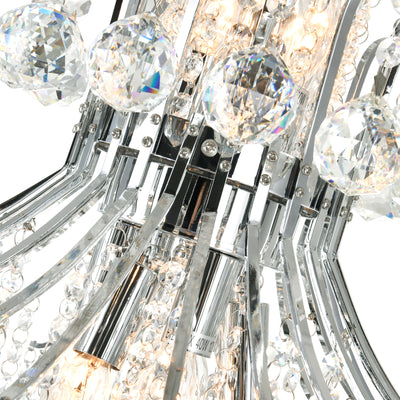 Princess Chandeliers 10 Lights Chrome