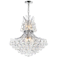 Princess Chandeliers 10 Lights Chrome